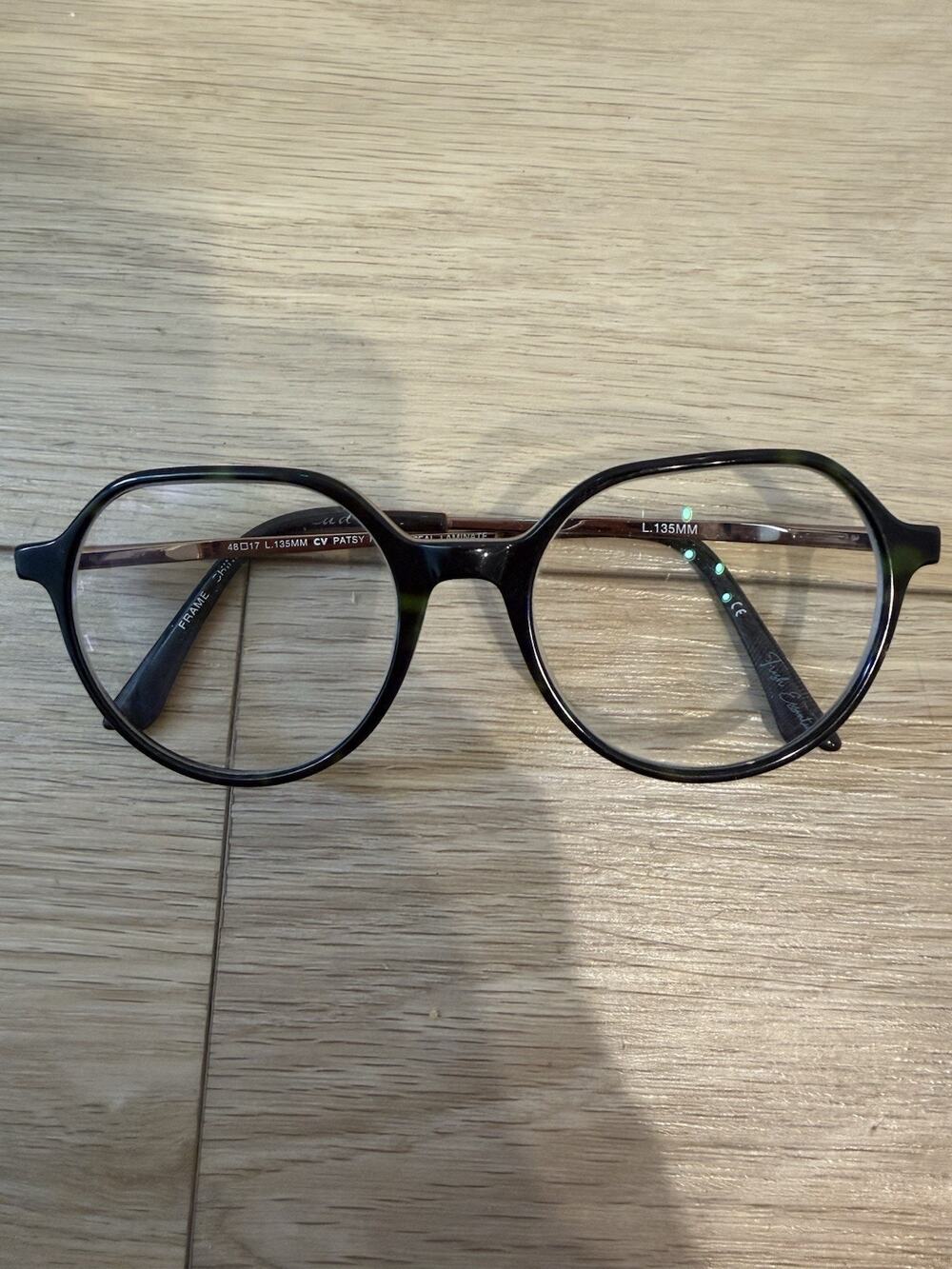ADIRA EYEWEAR PATSY Teal LAMINATE 48-17-135 FLEX HINGE EYEGLASSES